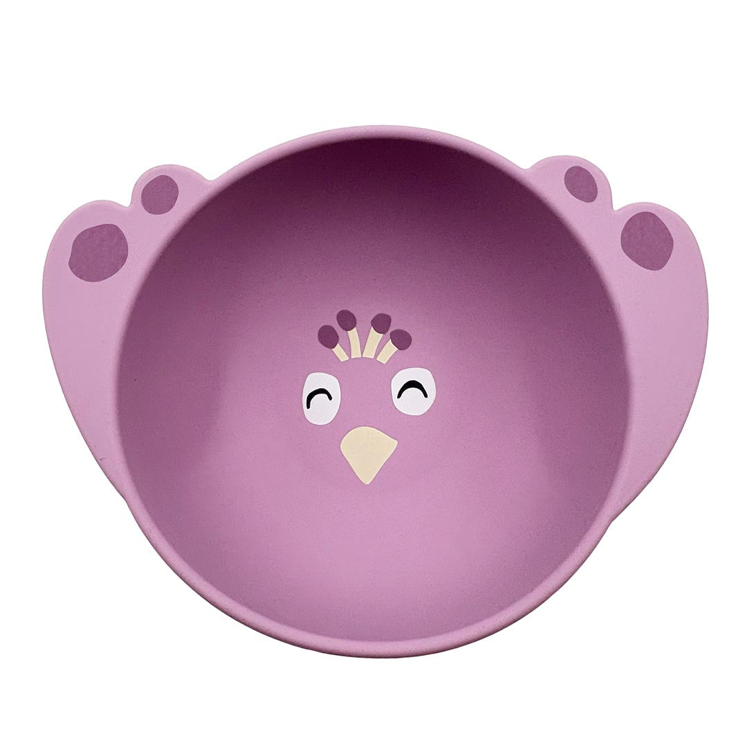 Trixie Baby Vaisselle Bol en silicone avec ventouse Mrs. Peacock
