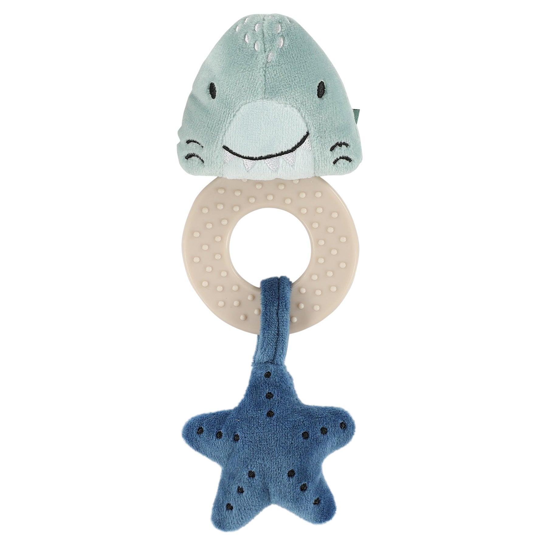 Trixie Baby Premiers jouets Jouet de dentition Mr. Shark silicone souple