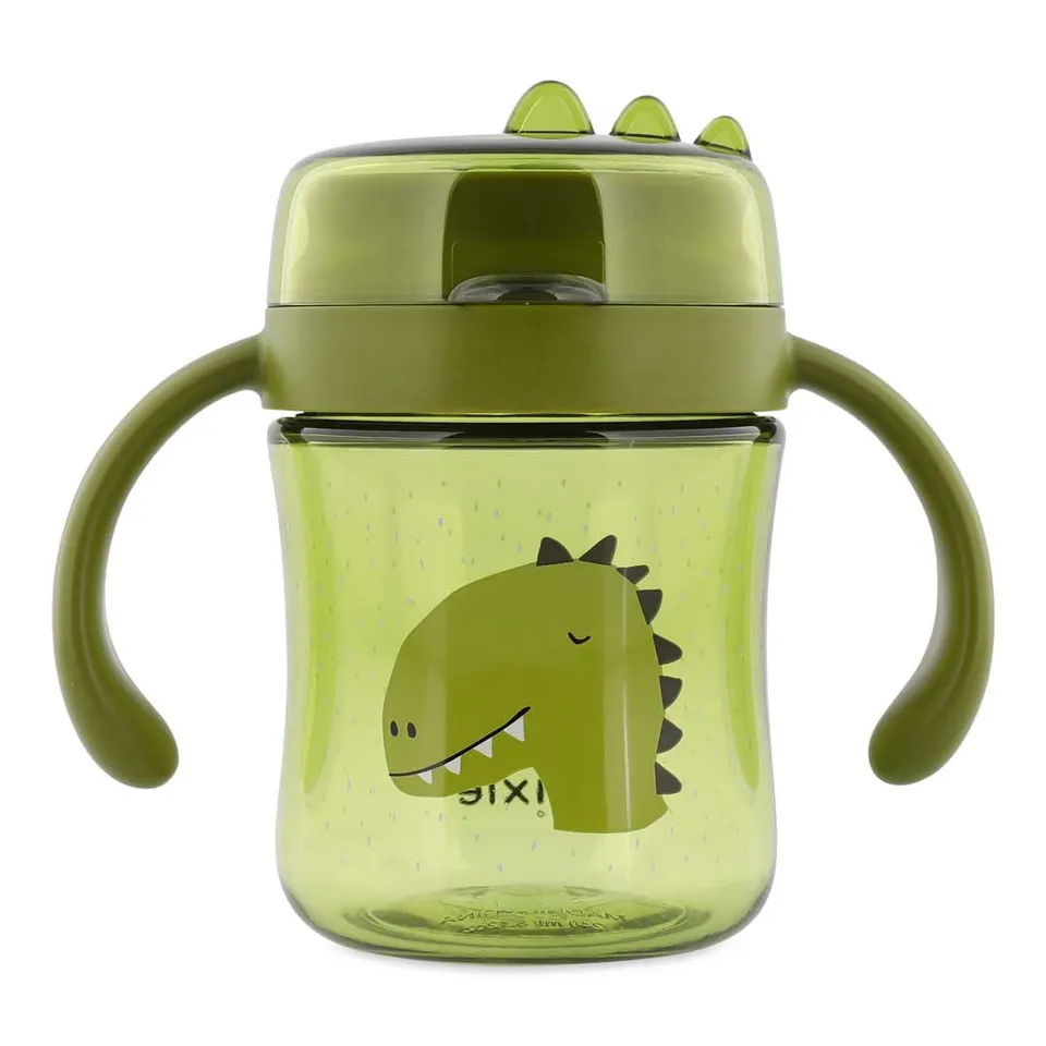 Trixie Baby Tasses et gobelets Gobelet 360° avec poignées Mr. Dino anti-fuite