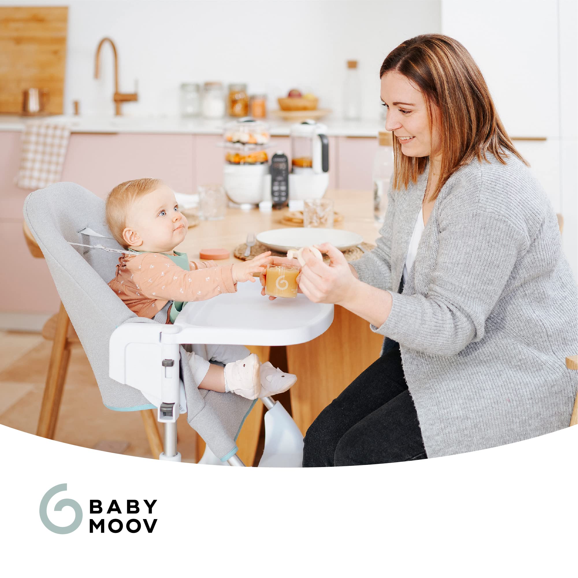 Babymoov Isy Bowls pots de conservation en verre 9 pièces hermétiques