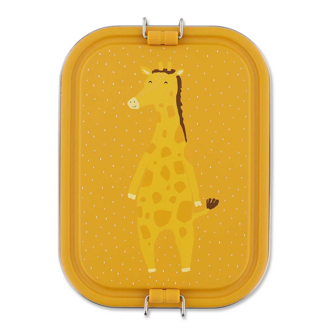 Trixie Baby Mr. Giraffe grande boîte repas inox avec compartiment