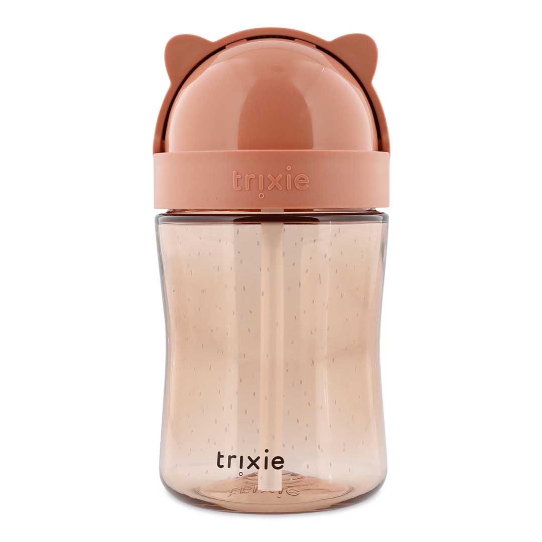 Trixie Baby Tasses et gobelets Gobelet avec paille Mrs. Cat anti-fuite