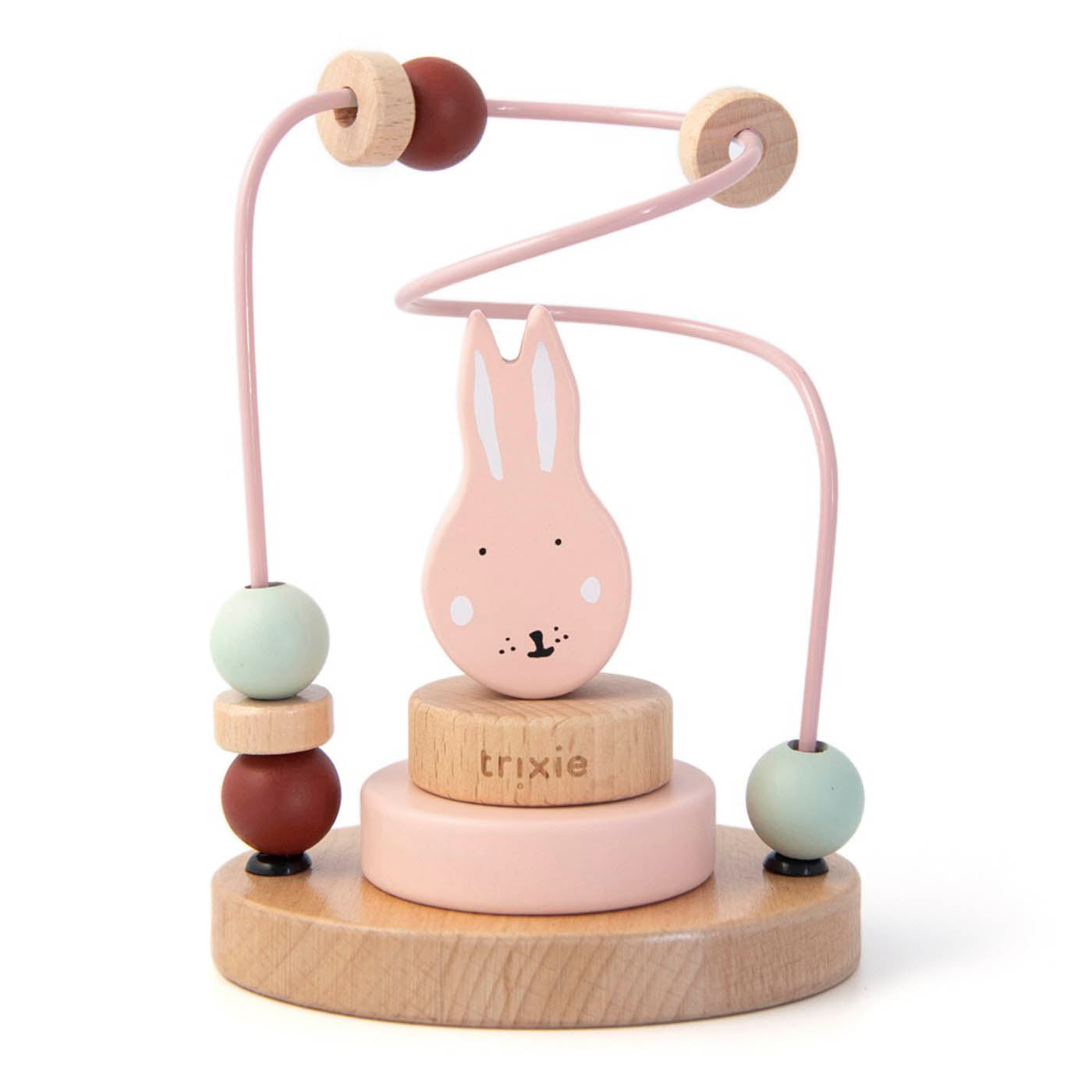 Trixie Baby Labyrinthes à perles labyrinthe à perles en bois Mrs. Rabbit FSC