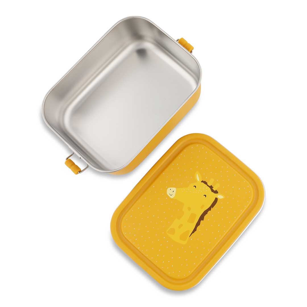 Trixie Baby Boîtes à goûter et boîtes repas Boîte repas petite Mr. Giraffe inox