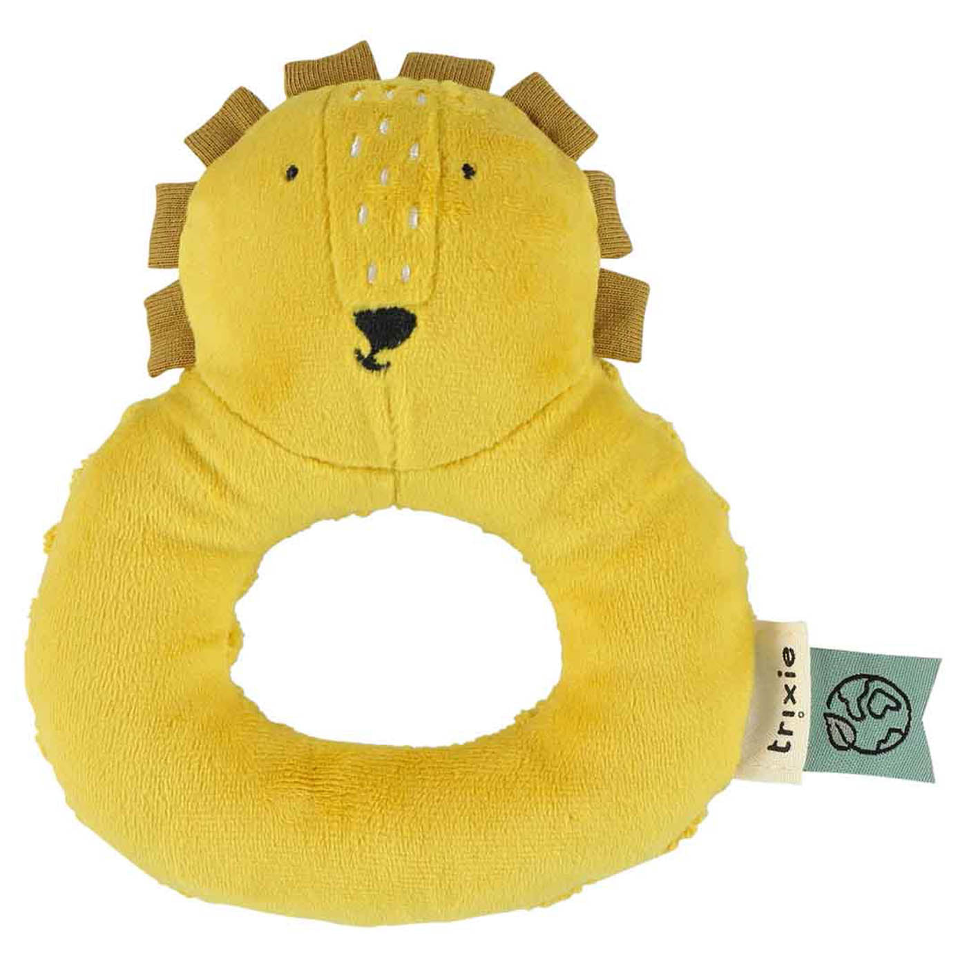 Trixie Baby Premiers jouets Mr. Lion hochet avec clochette