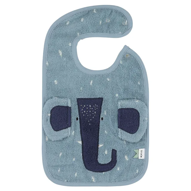 Trixie Baby Bavoirs Bavoir Mrs. Elephant coton biologique