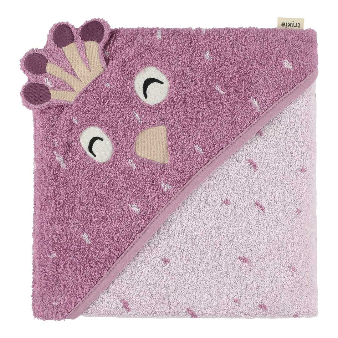 Trixie Baby Capes de bain Mrs. Peacock cape de bain 75 x 75 cm coton bio