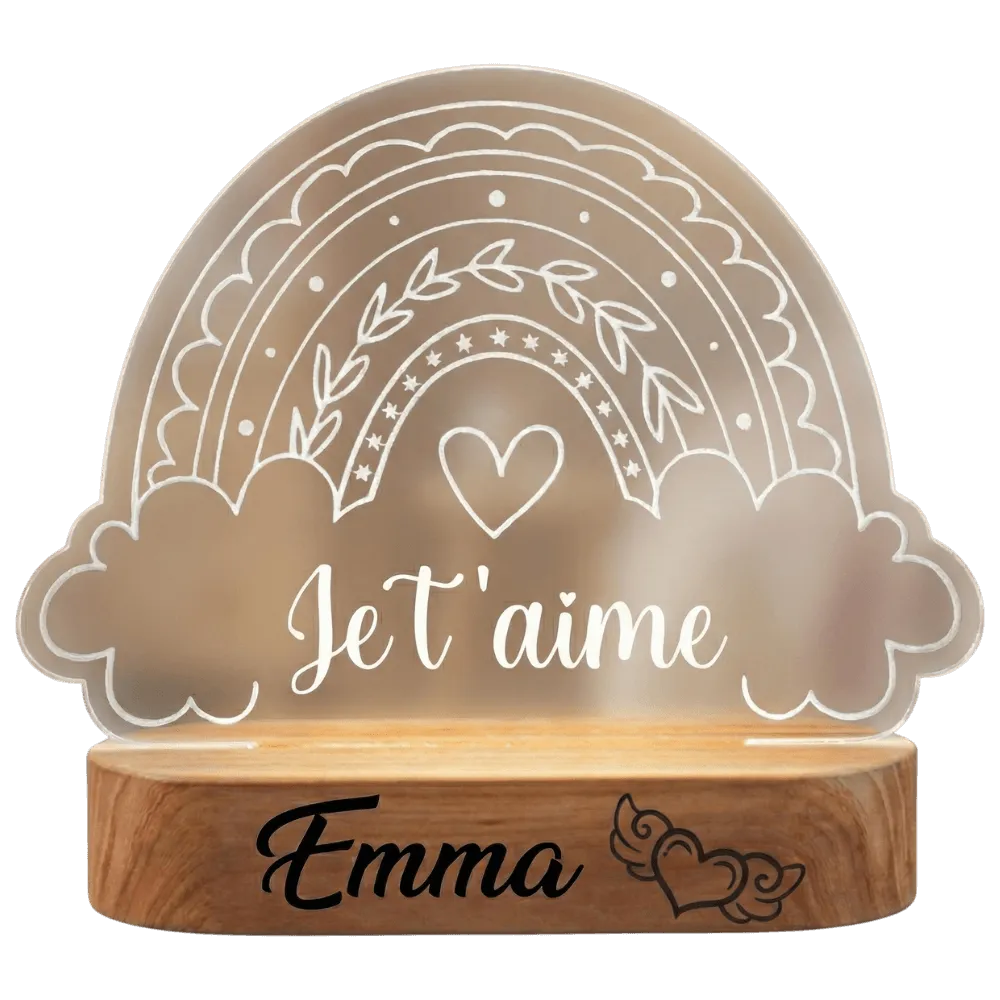Baby-Crea Veilleuse Bébé Personnalisée Douce Nuit