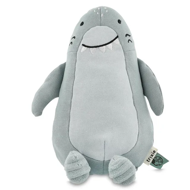 Trixie Baby Premiers jouets Peluche petite Mr. Shark coton bio