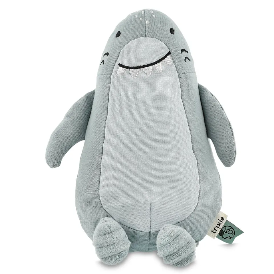 Trixie Baby Premiers jouets Peluche petite Mr. Shark coton bio