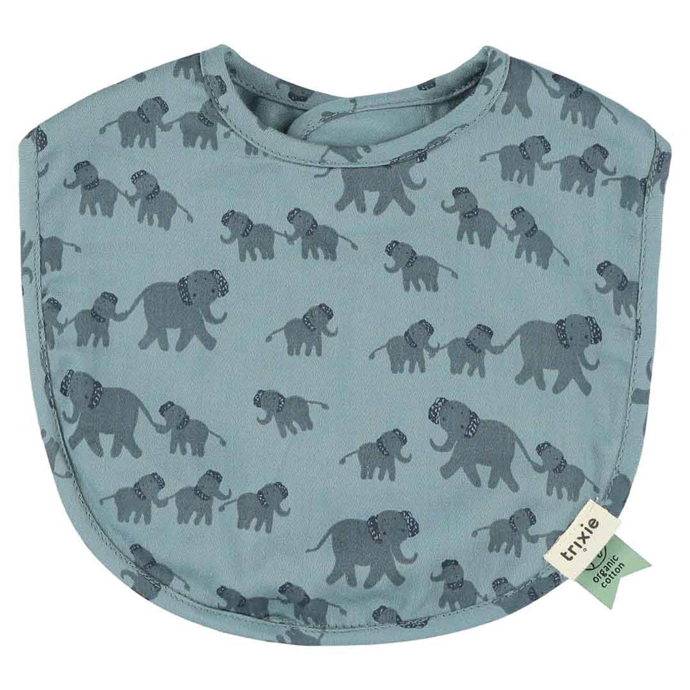 Trixie Baby Bavoirs Bavoir nouveau-né 2-pack mix Enchanting Elephant lot de 2 absorbant