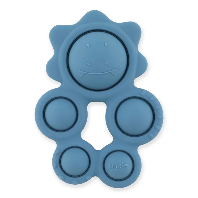 Trixie Baby Jouets sensoriels Mr. Triceratops pop-it en silicone