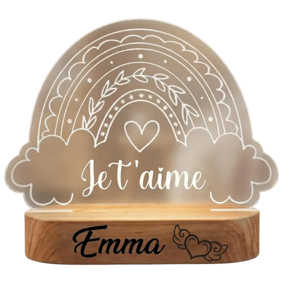 Baby-Crea Veilleuse Bébé Personnalisée Douce Nuit