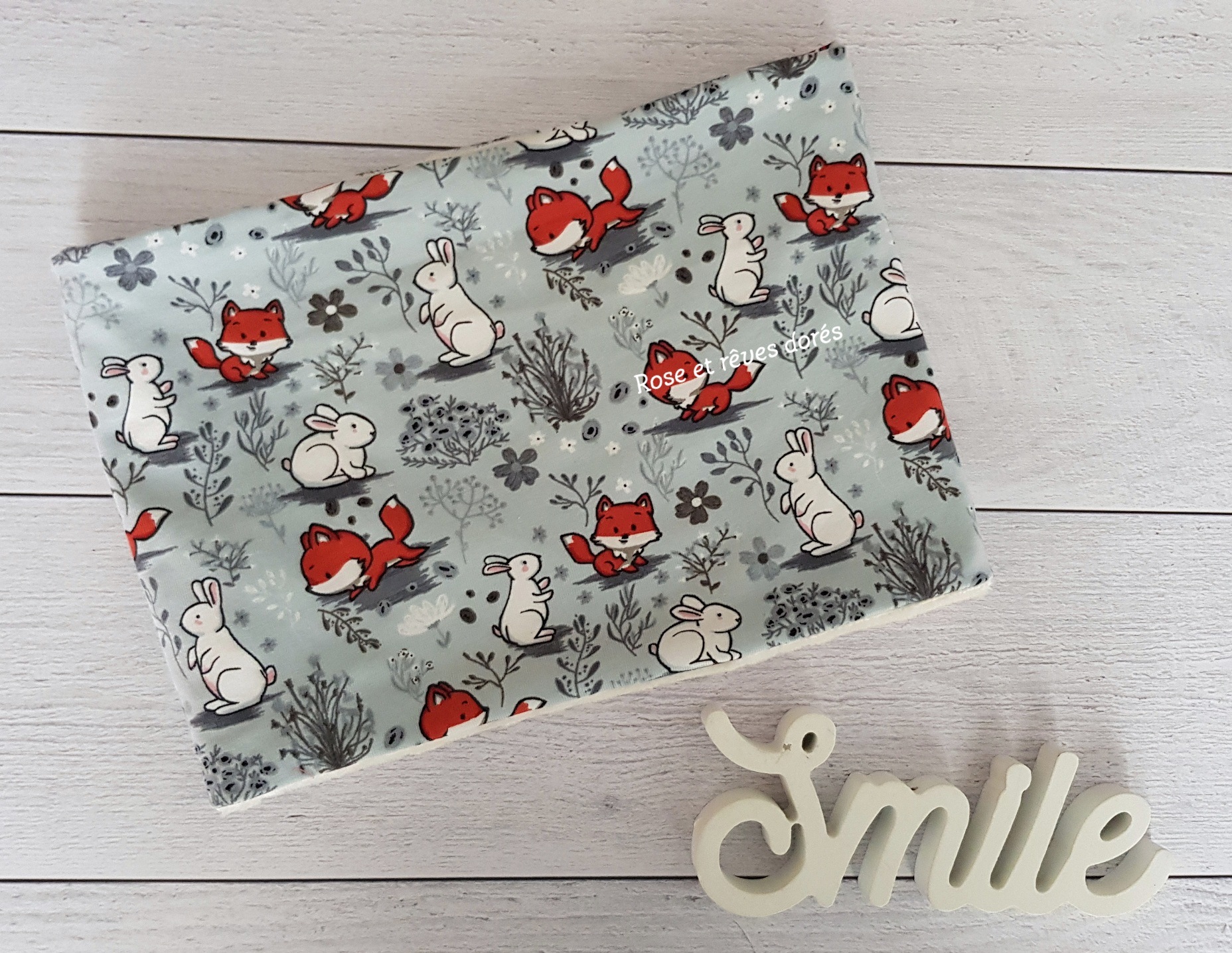 Rose et rêves dorés Chèches, foulards, snoods Snood doux renards 4-24 mois
