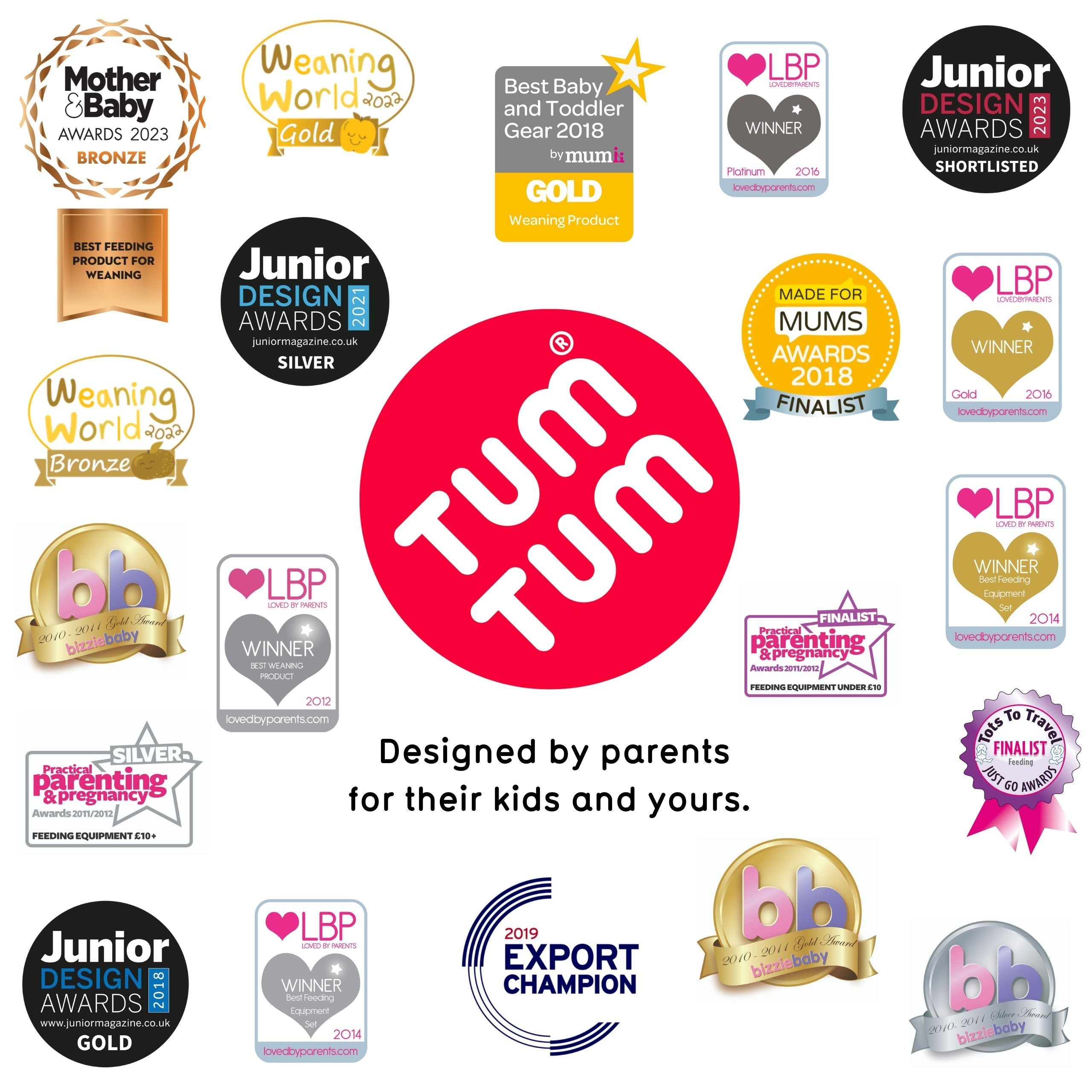 Tum Tum Cups Tall Tippy Up Cups 300ml Series 3 Bundle E gobelet paille