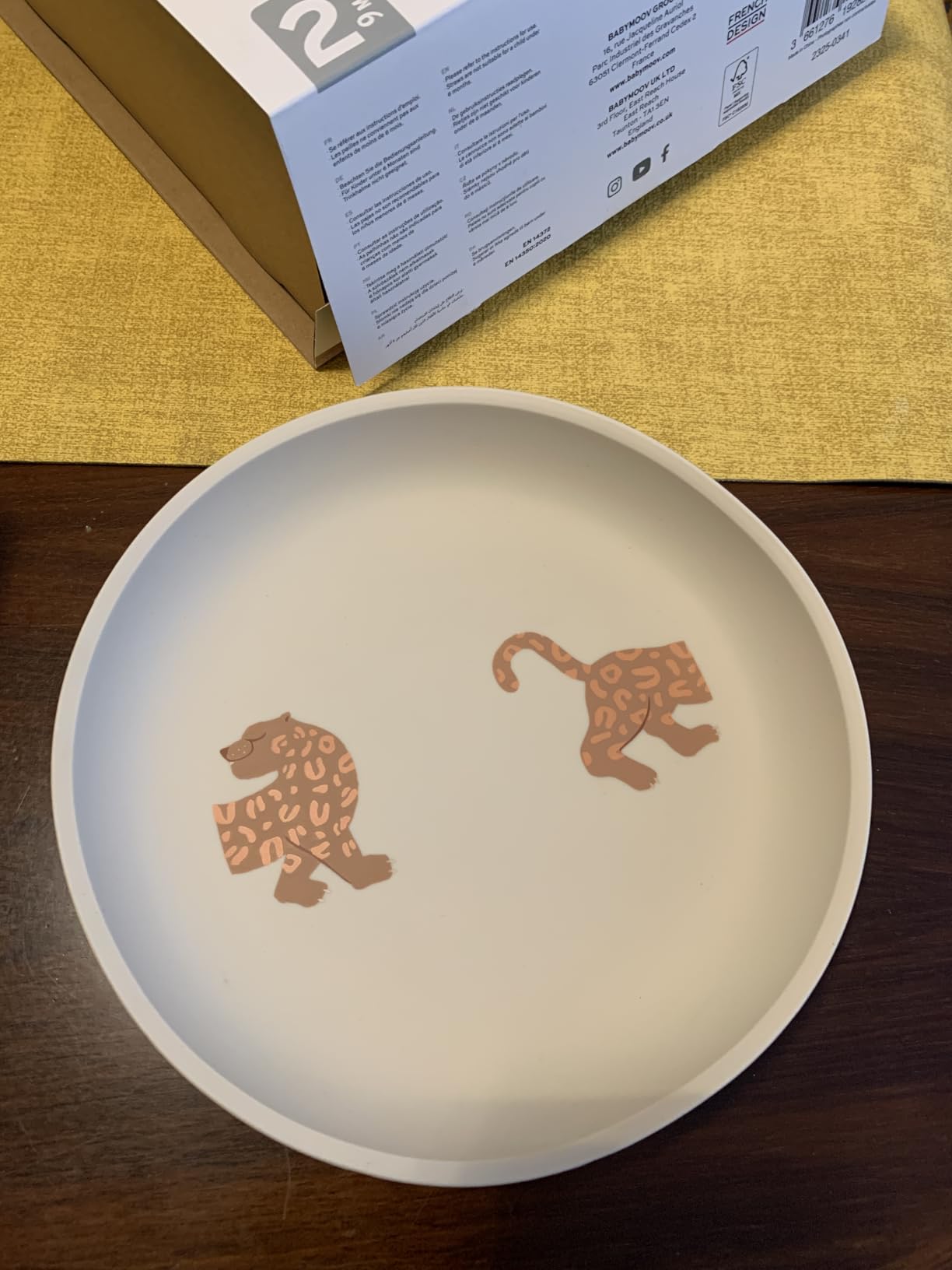 Babymoov Comme Un Grand coffret repas bébé beige terracotta silicone