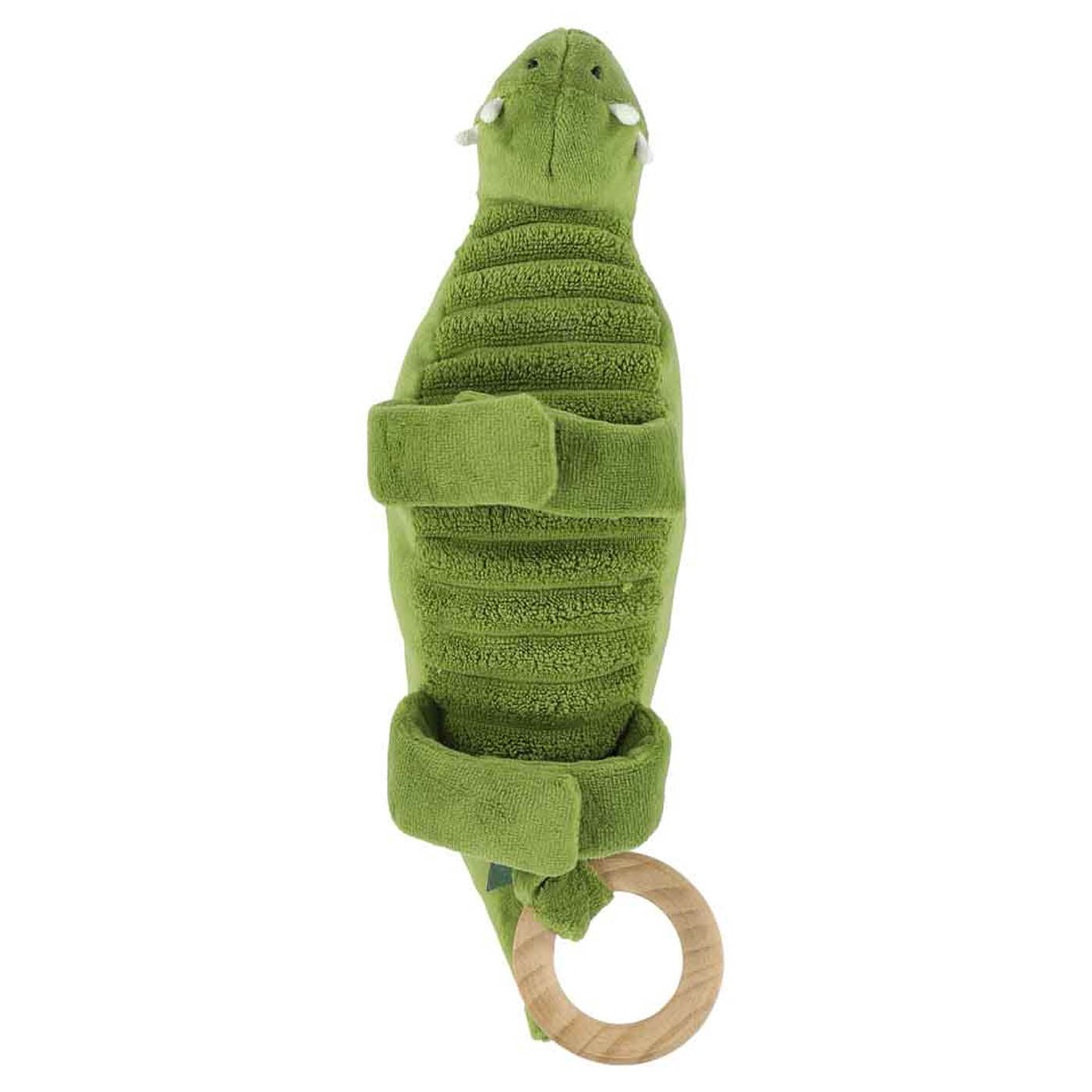 Trixie Baby Jouets d'activités Jouet musical Mr. Dino jouet à tirer avec velcro