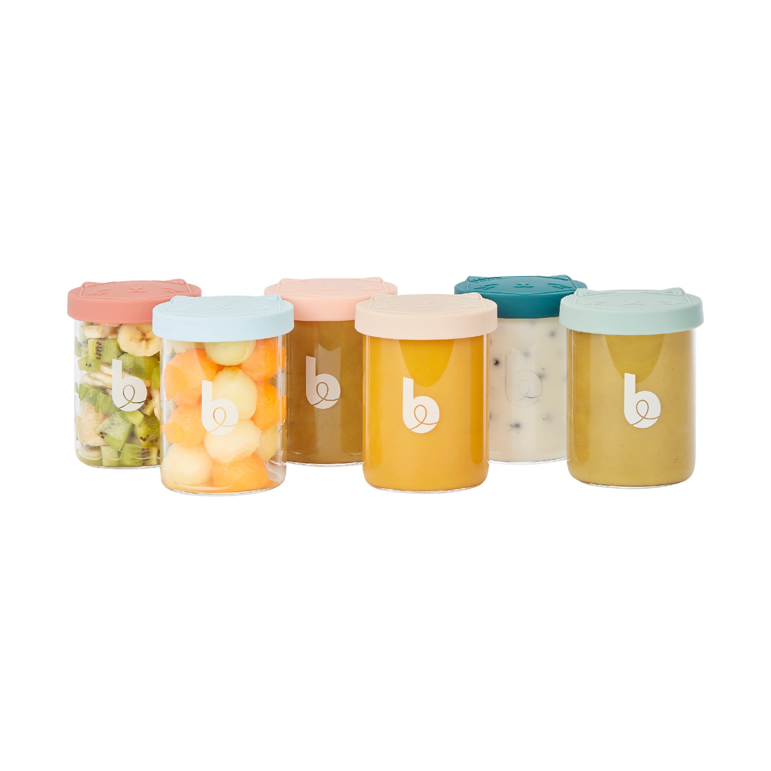 Babymoov Isy Bowls pots de conservation en verre 9 pièces hermétiques