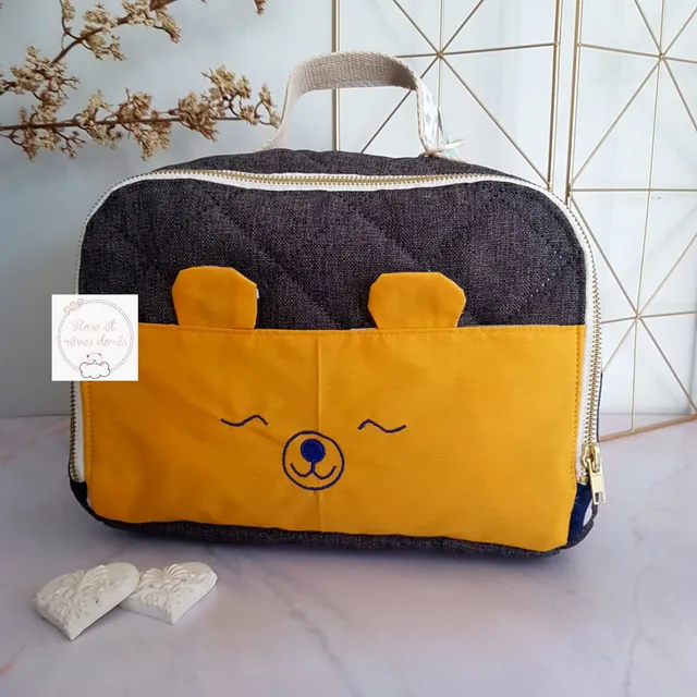 Rose et rêves dorés Sacs divers Marmelade Renard rêveur valisette