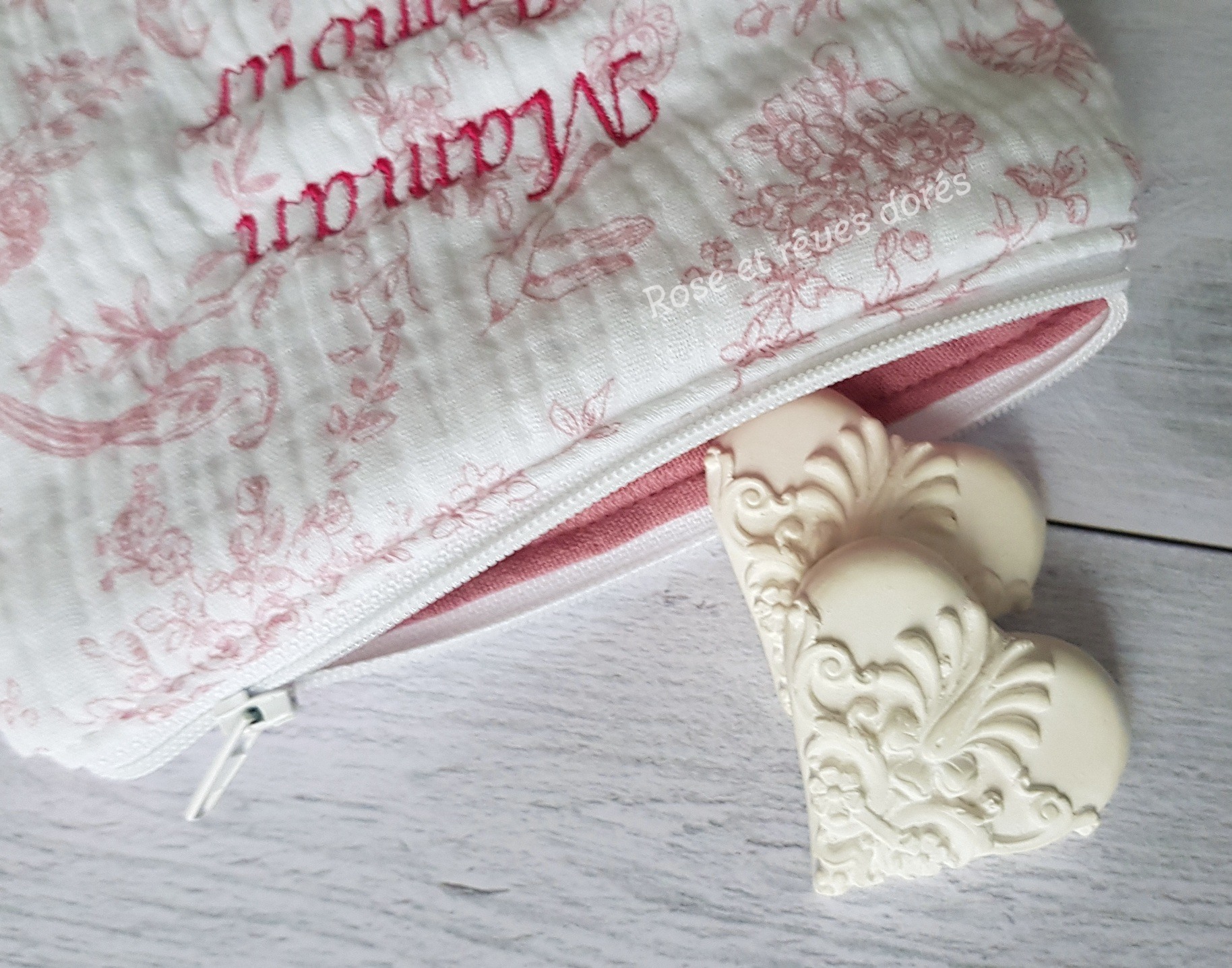 Rose et rêves dorés Coffrets cadeaux Duo maman et bébé d’amour