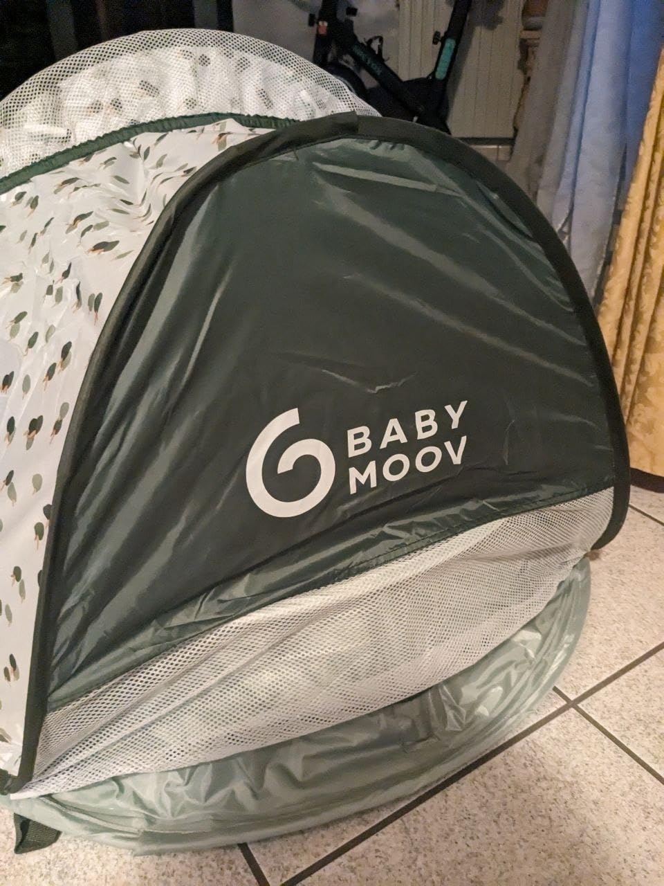 Babymoov Aquani Provence aire de jeux bébé 3 en 1 Marinière anti-UV