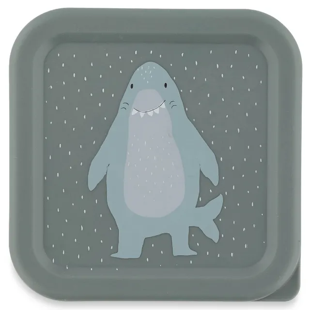 Trixie Baby Boîtes à goûter et boîtes repas Mr. Shark 3 boîtes