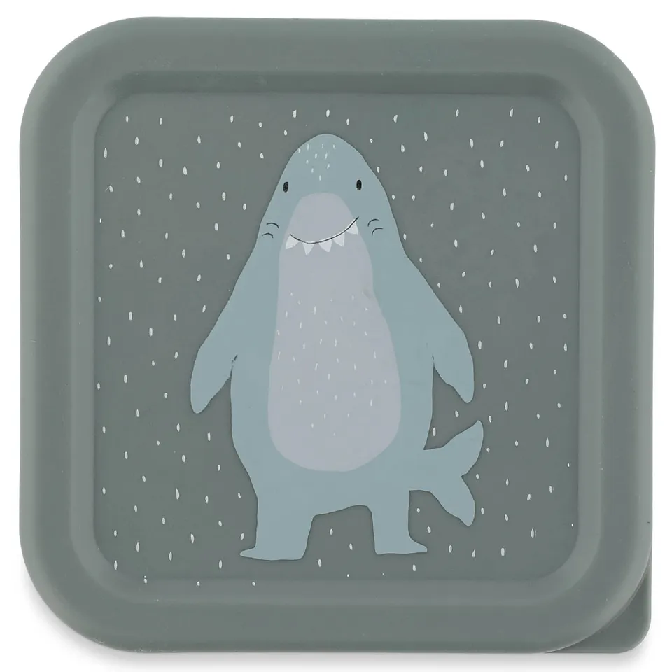 Trixie Baby Boîtes à goûter et boîtes repas Mr. Shark 3 boîtes