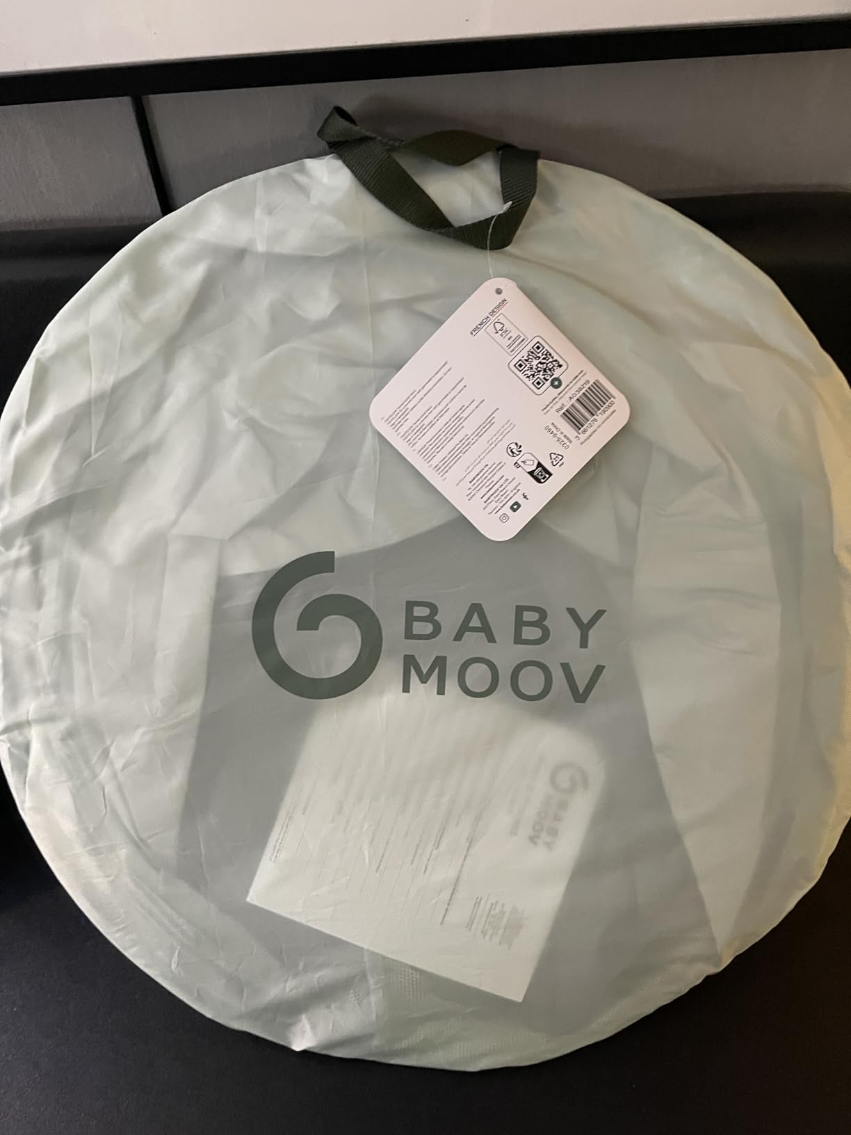 Babymoov Moov & Protect tente anti-UV bébé Green Lagoon UPF 50+