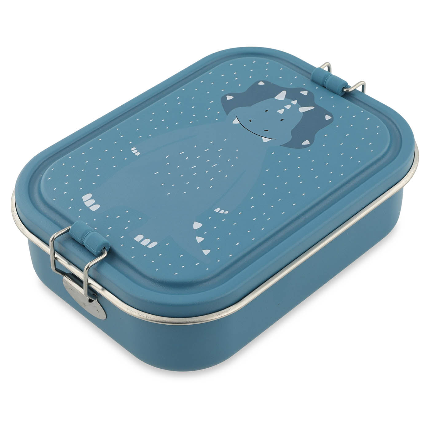 Trixie Baby Boîtes à goûter et boîtes repas grande Mr. Triceratops inox