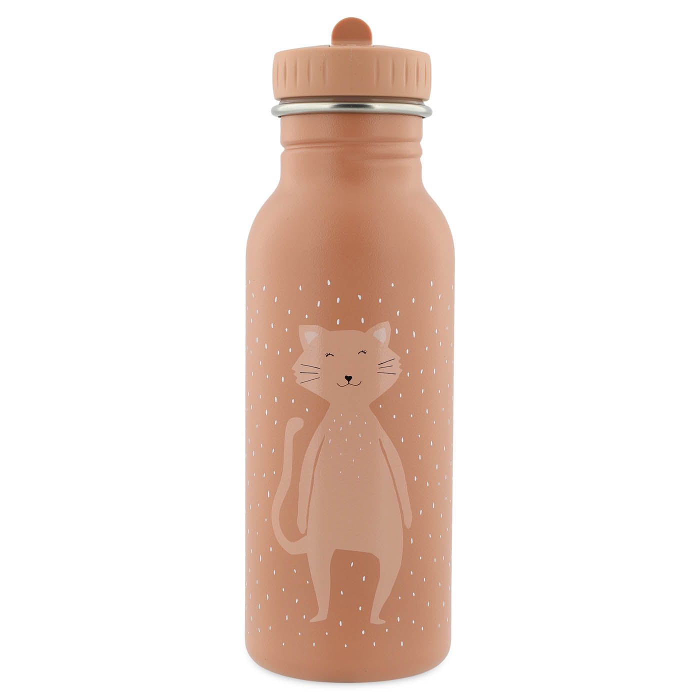 Trixie Baby En déplacement Gourde 500ml Mrs. Cat en acier inoxydable