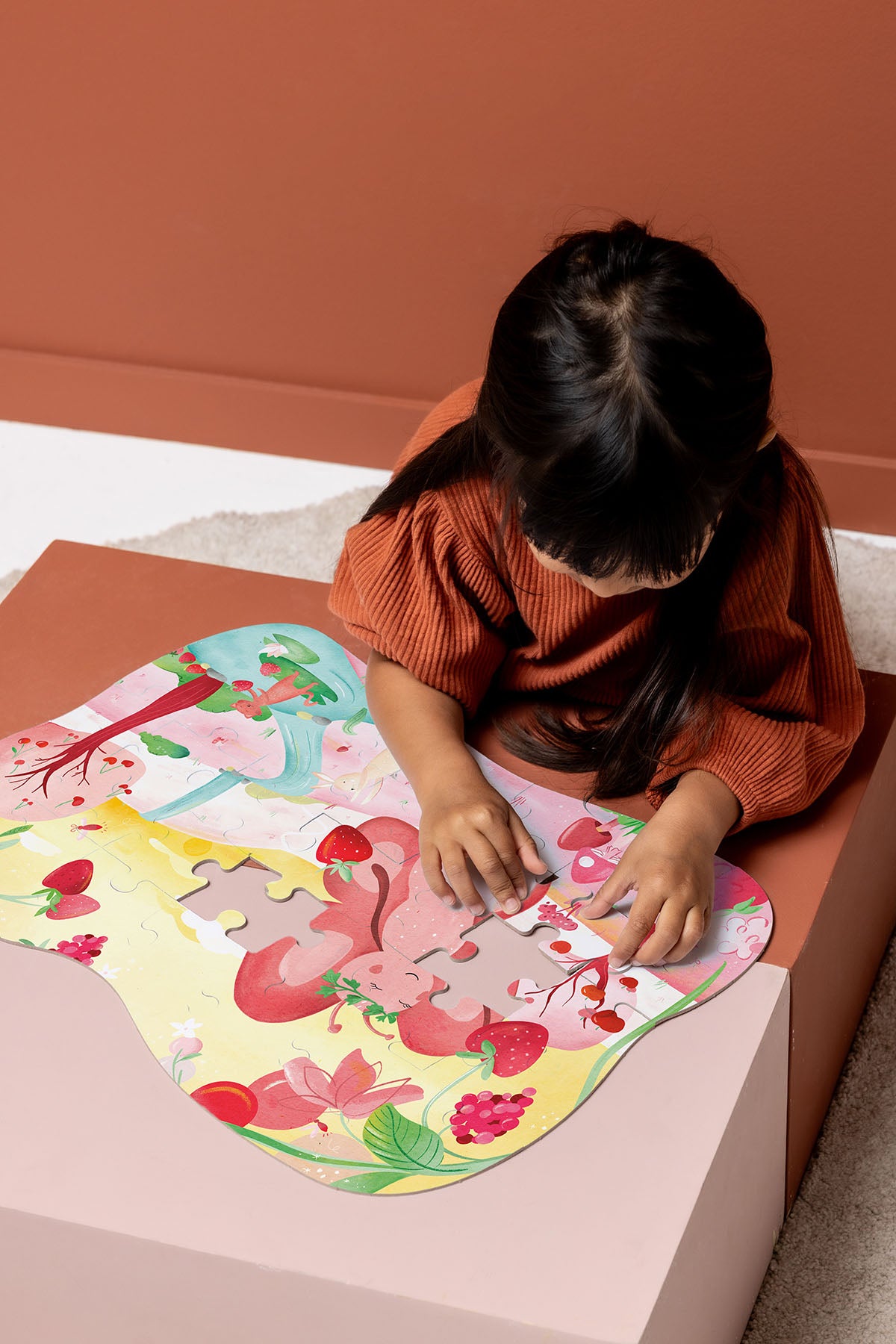Trixie Baby Jeux, puzzles & livres Fée des fruits Mrs. Butterfly puzzle 35 pièces