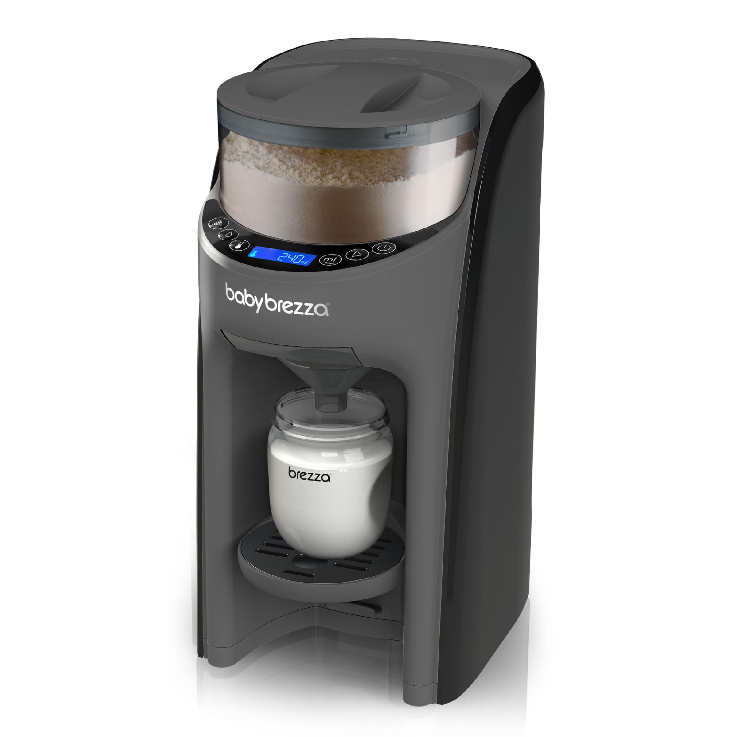 Baby Brezza Formula Pro Advanced préparateur de biberon noir et blanc automatique