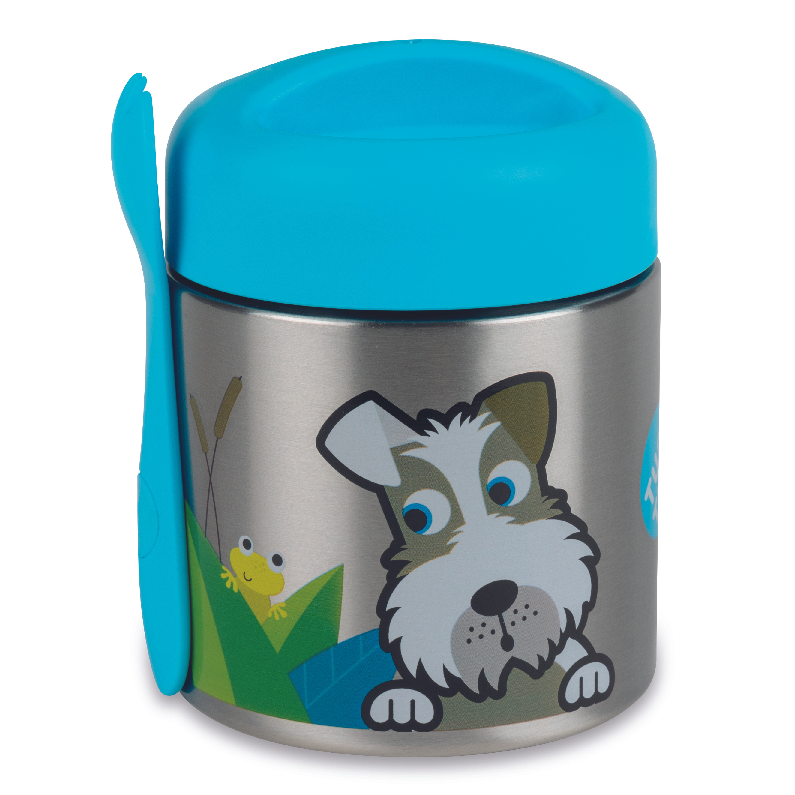 Tum Tum Food Flasks Scruff the Dog thermos repas 300 ml avec spork magnétique