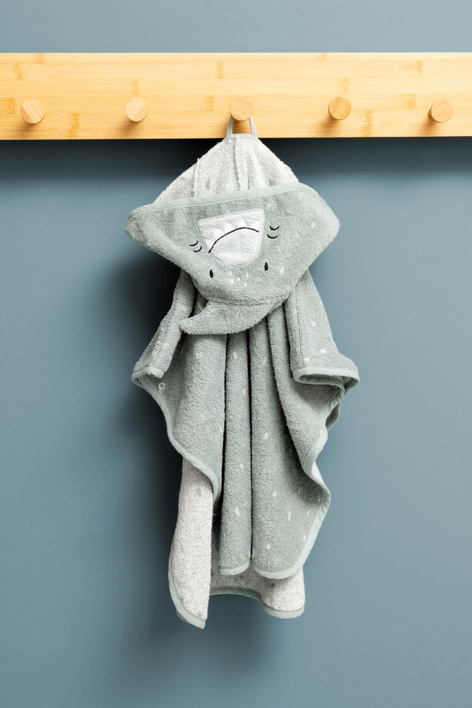 Trixie Baby Ponchos Mr. Shark poncho de bain coton bio