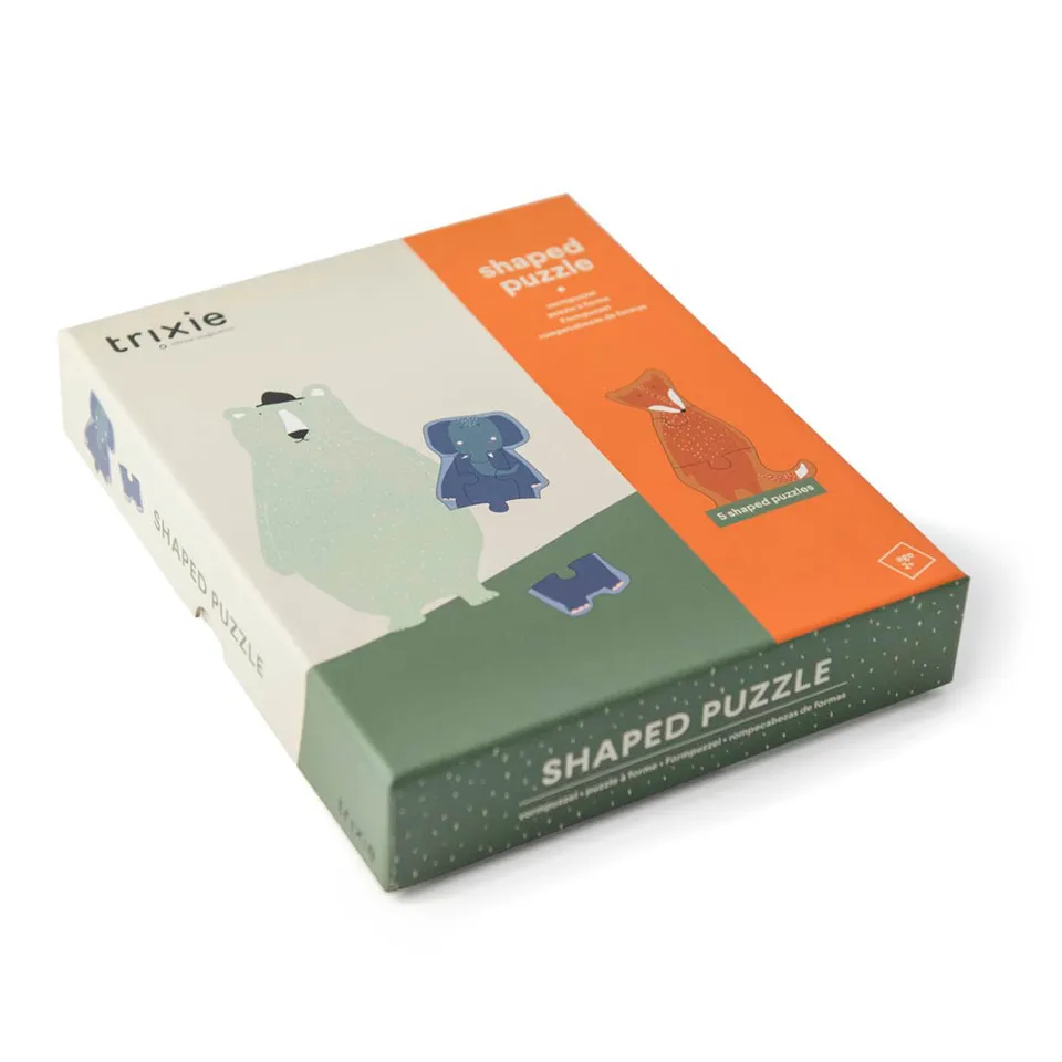 Trixie Baby Jeux, puzzles & livres Puzzle à forme puzzle animaux