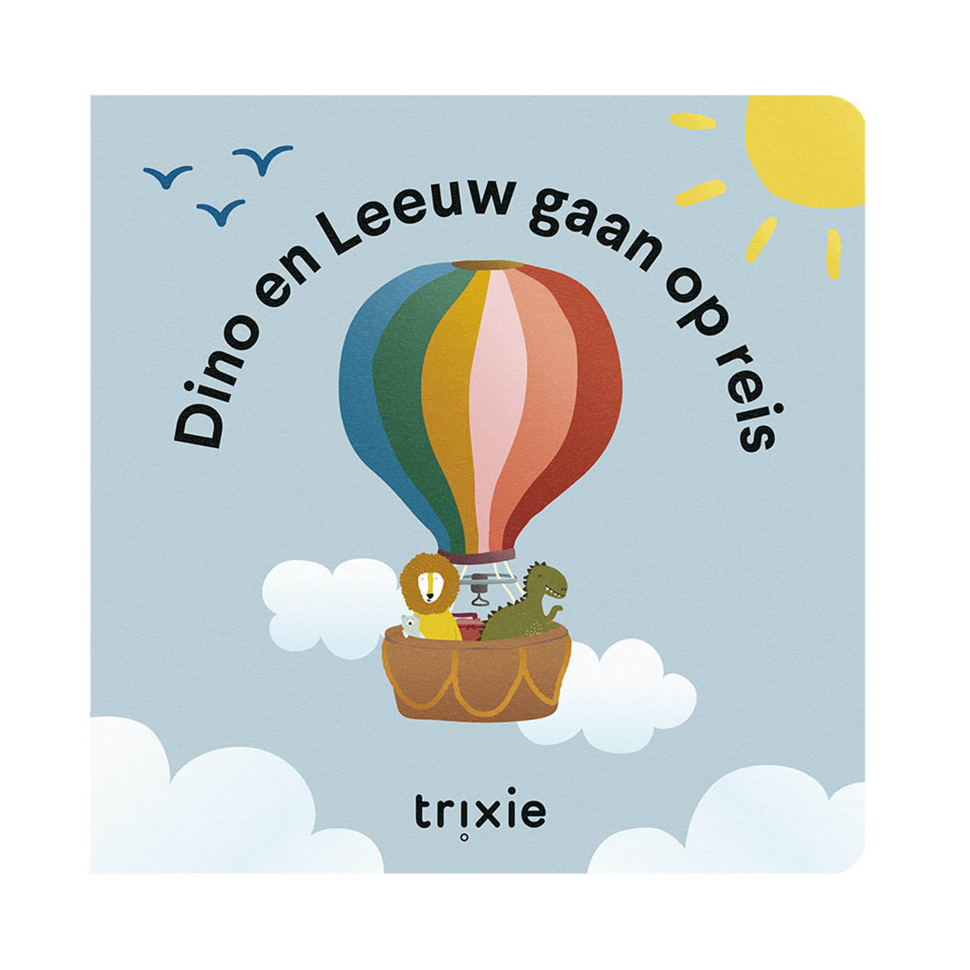 Trixie Baby Jeux, puzzles & livres Livre de conte Dino et Lion partent en voyage NL