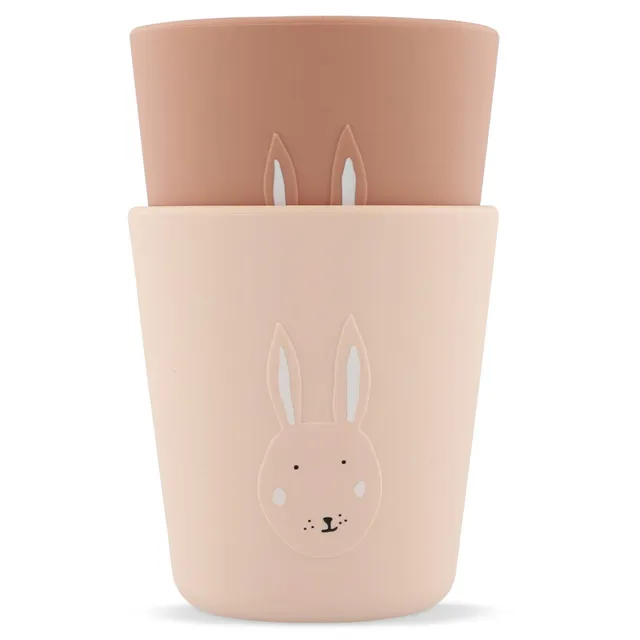 Trixie Baby Tasses et gobelets Mrs. Rabbit gobelets 2 pièces silicone alimentaire