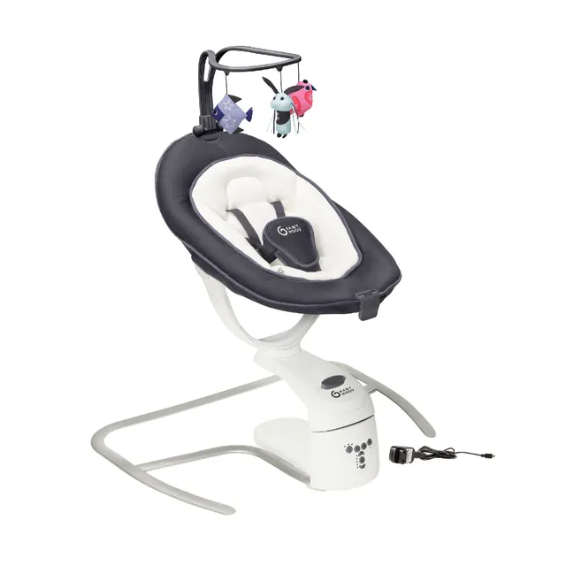 Babymoov Swoon Motion balancelle électrique Zinc avec assise rotative