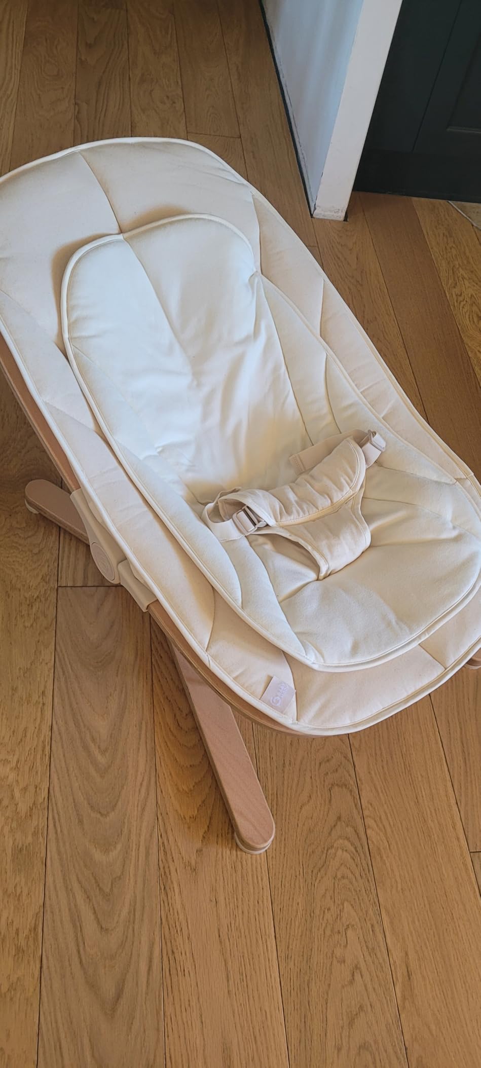 Babymoov Swoon Flow transat bébé évolutif beige bois jusqu’à 18 kg