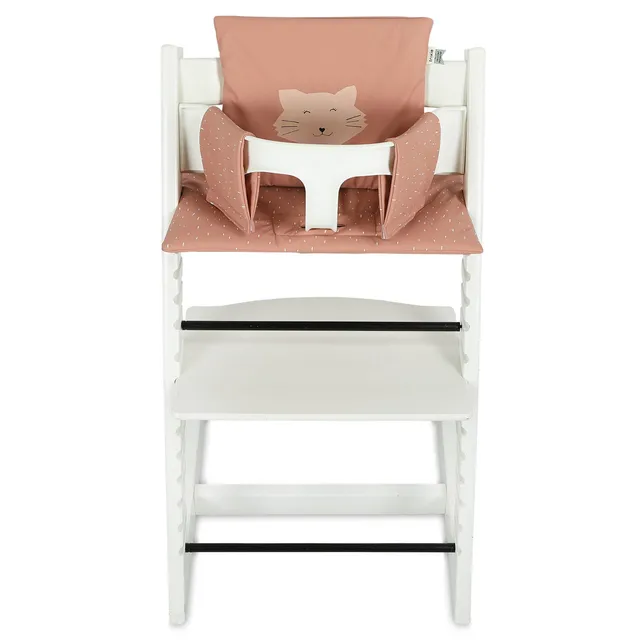 Trixie Baby Coussins de chaise à manger Coussin chaise haute imperméable Mrs. Cat, 100 % waterproof
