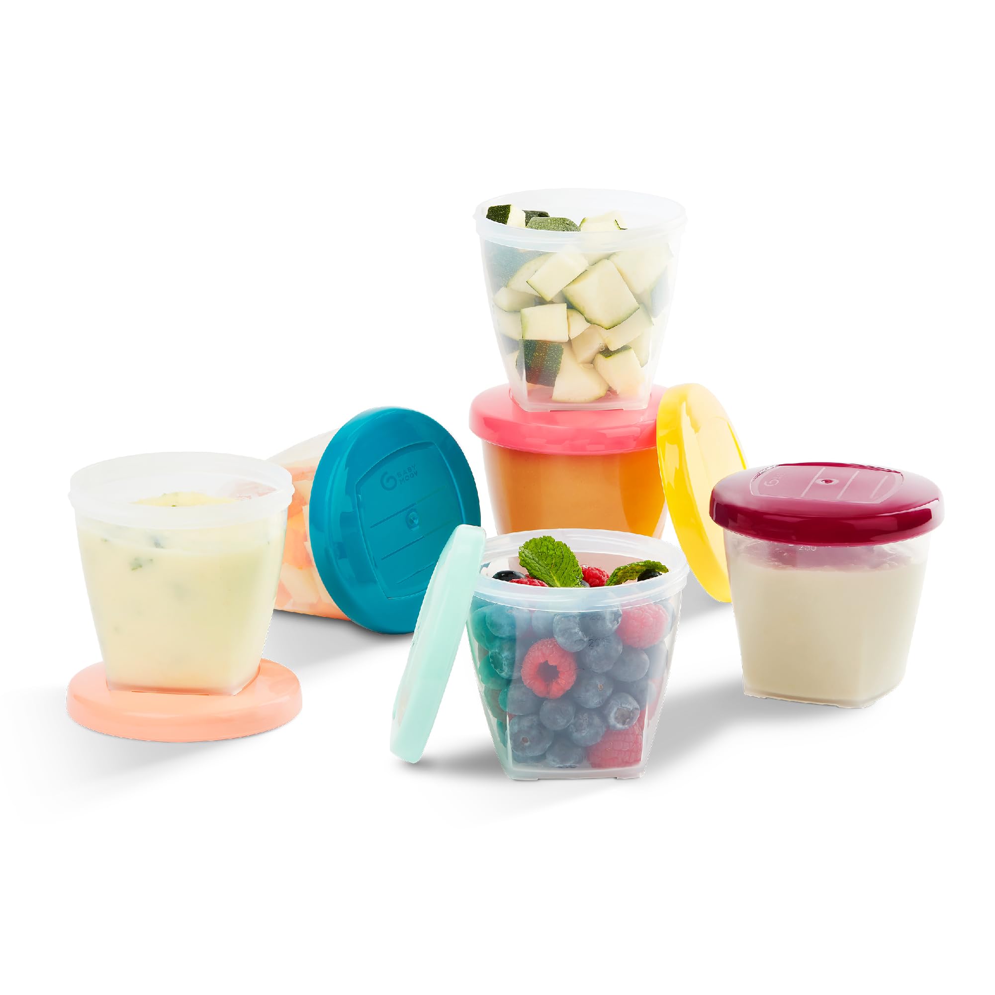 Babymoov Isy / Babybols pots de conservation bébé 6 x 250 ml hermétiques