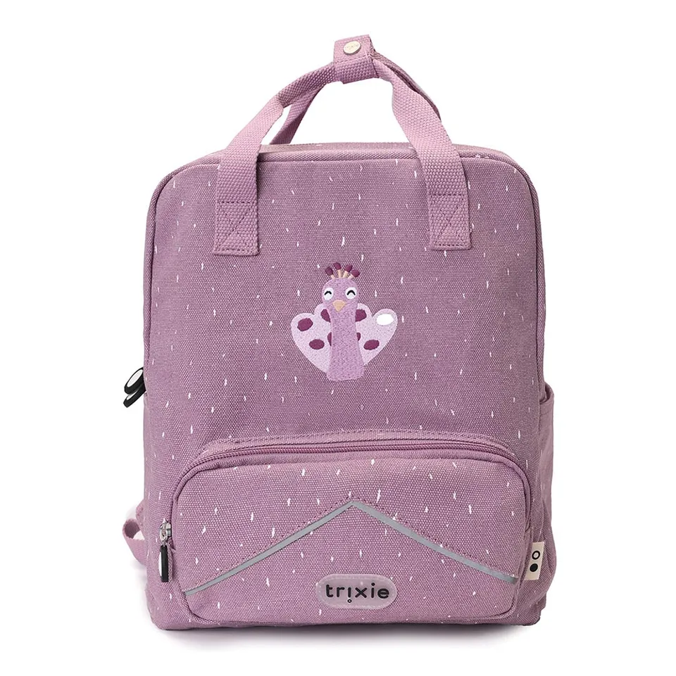 Trixie Baby Sacs à dos Sac à dos grand Mrs. Peacock format A4